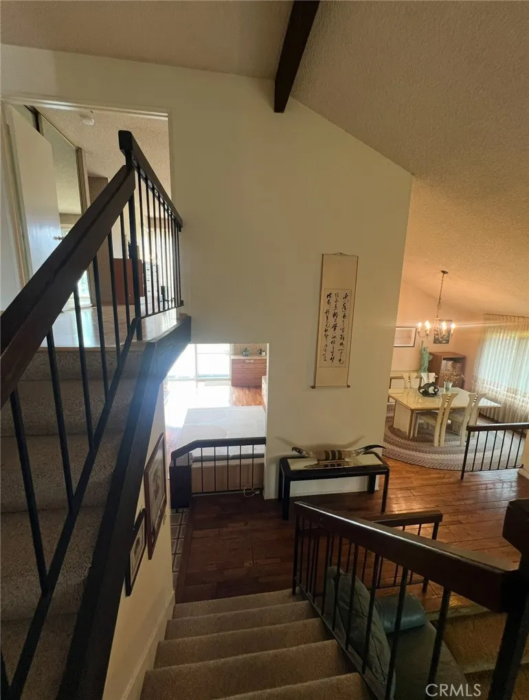 View of the staircases.