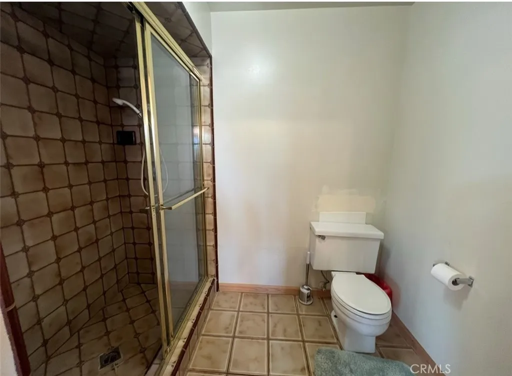 Primary Bathroom Shower and commode