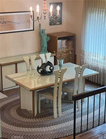 Formal Dining Room View from the Stairs