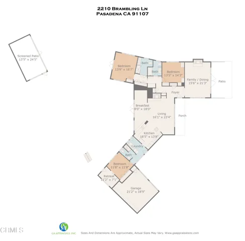 2210 Brambling Lane, Pasadena, California 91107