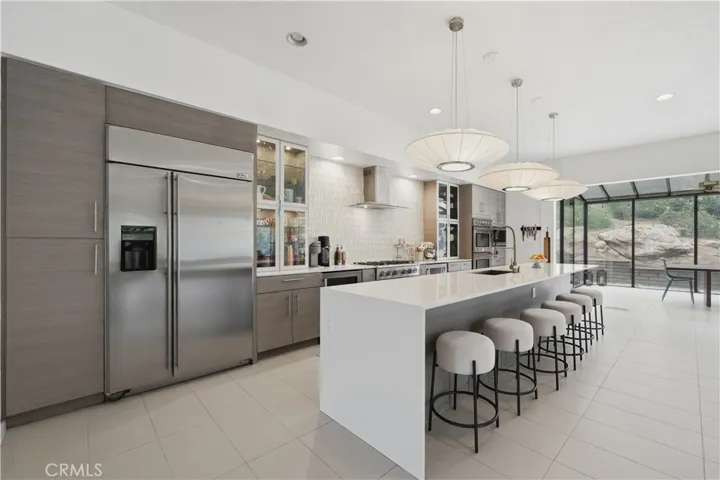 Sprawling kitchen