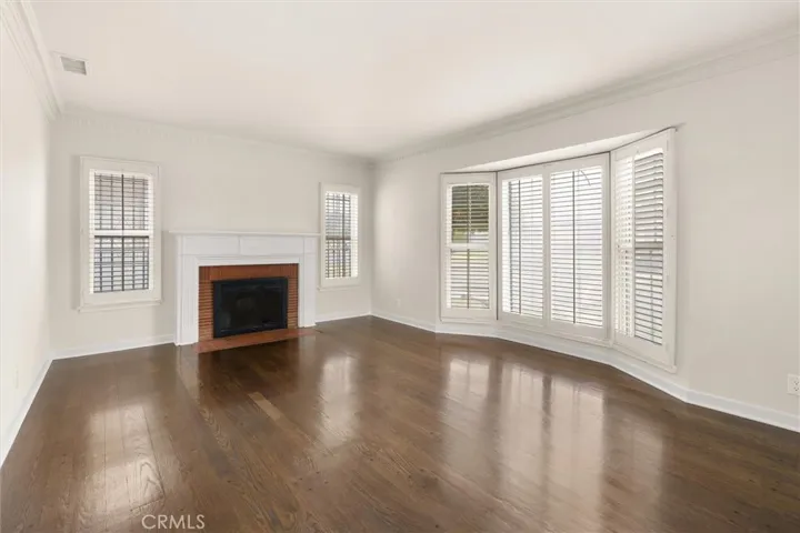 East facing windows in living room.