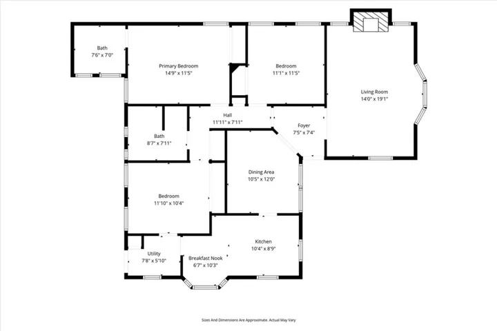 2-car garage with ADU potential.