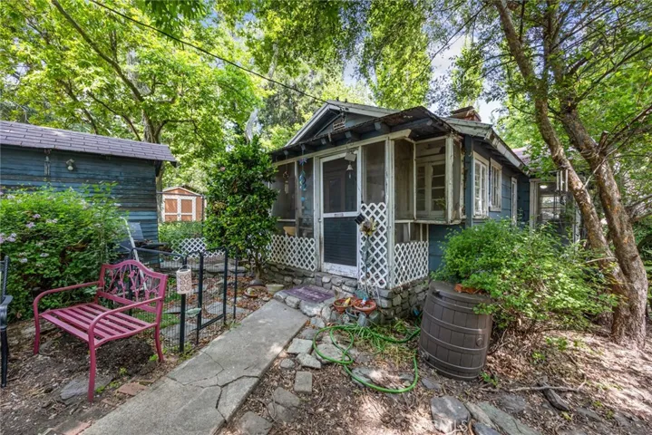 Front entry of 13886 Hazel Drive is shady all year long!