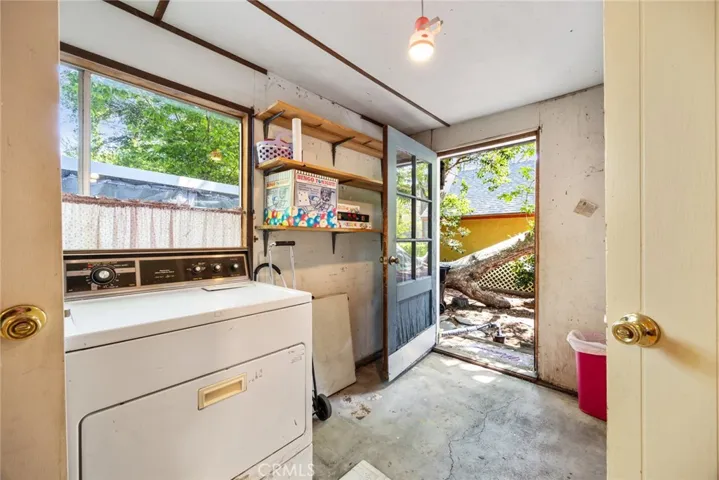 More storage inside the converted garage of 13886 Hazel Drive!