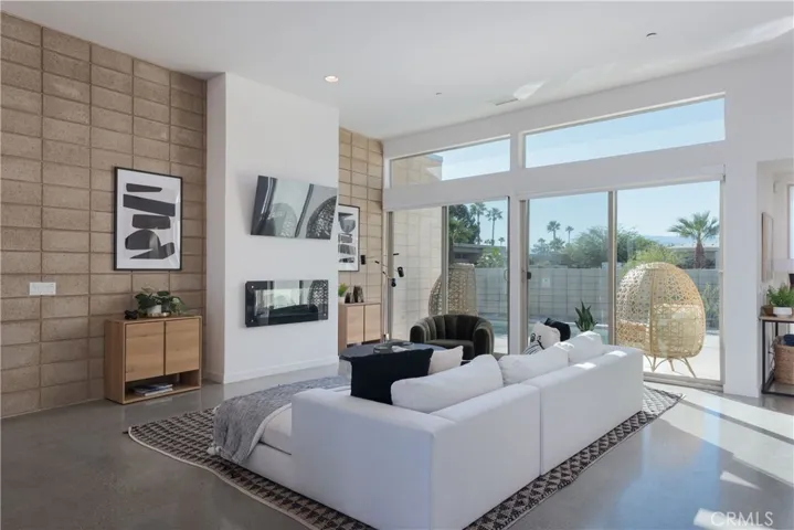 Natural light in the living room