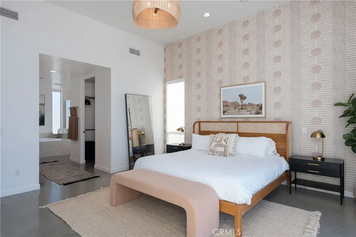 Primary Bedroom with walk-in bathroom