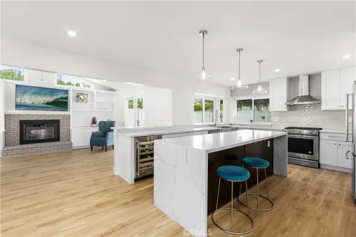 Wonderfully remodeled kitchen with open concept.
