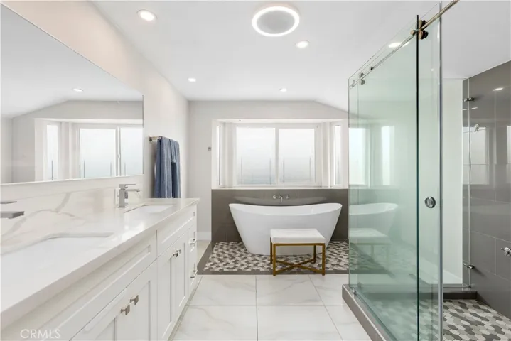 Remodeled primary bathroom!