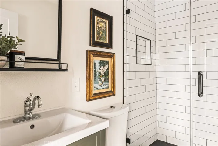 With your private attached bathroom...