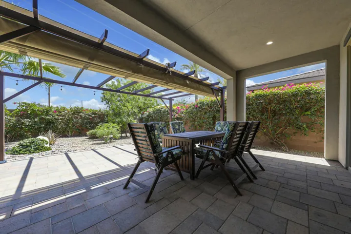 Covered patio