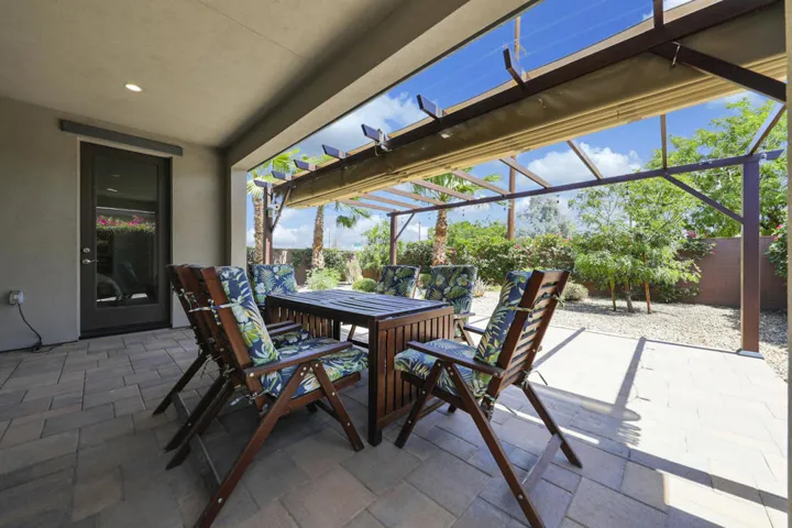 Covered patio