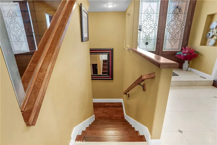 Stairs to Lower level & Theatre