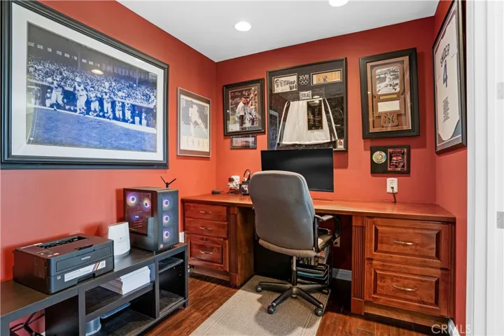 Office with Built in Desk