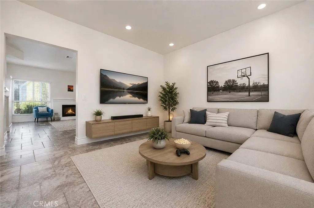 Bring family and friends to enjoy your new home! 48 Monroe Virtually Staged Family Room