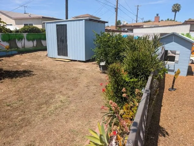 Not only yard but extra storage too