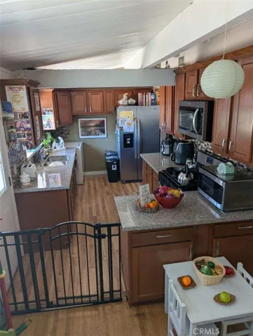 Kitchen view from dining area view