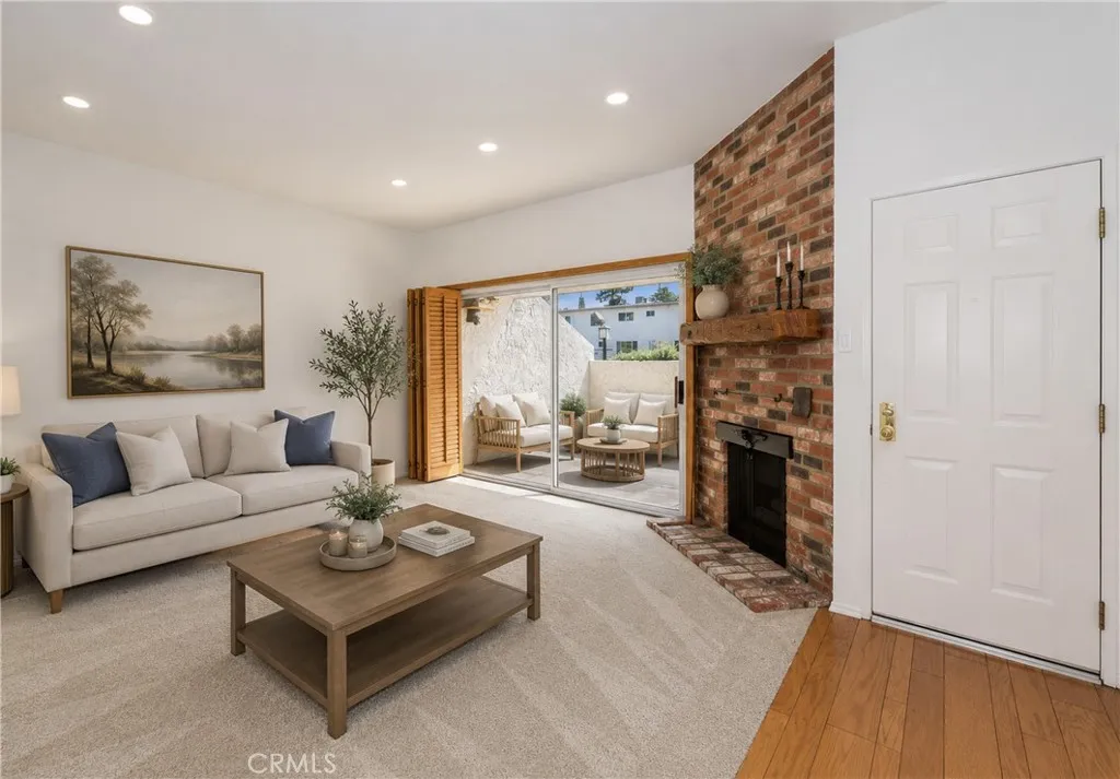 Virtually Staged Digitally altered photo of the Living room