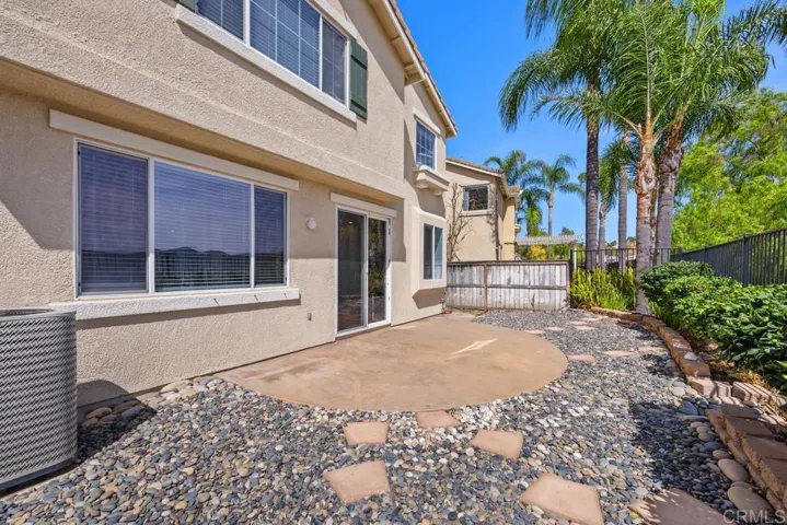 Beautiful hardscape patio with great view