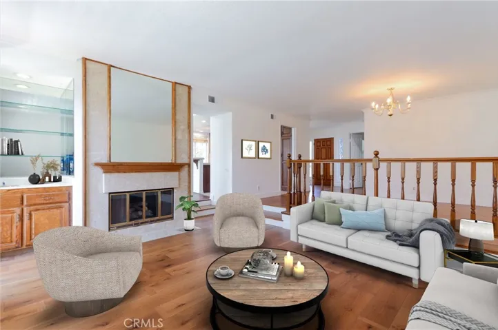 Living Room Virtually Staged
