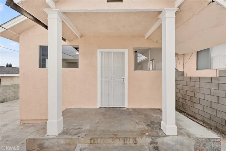 View of the back house porch.