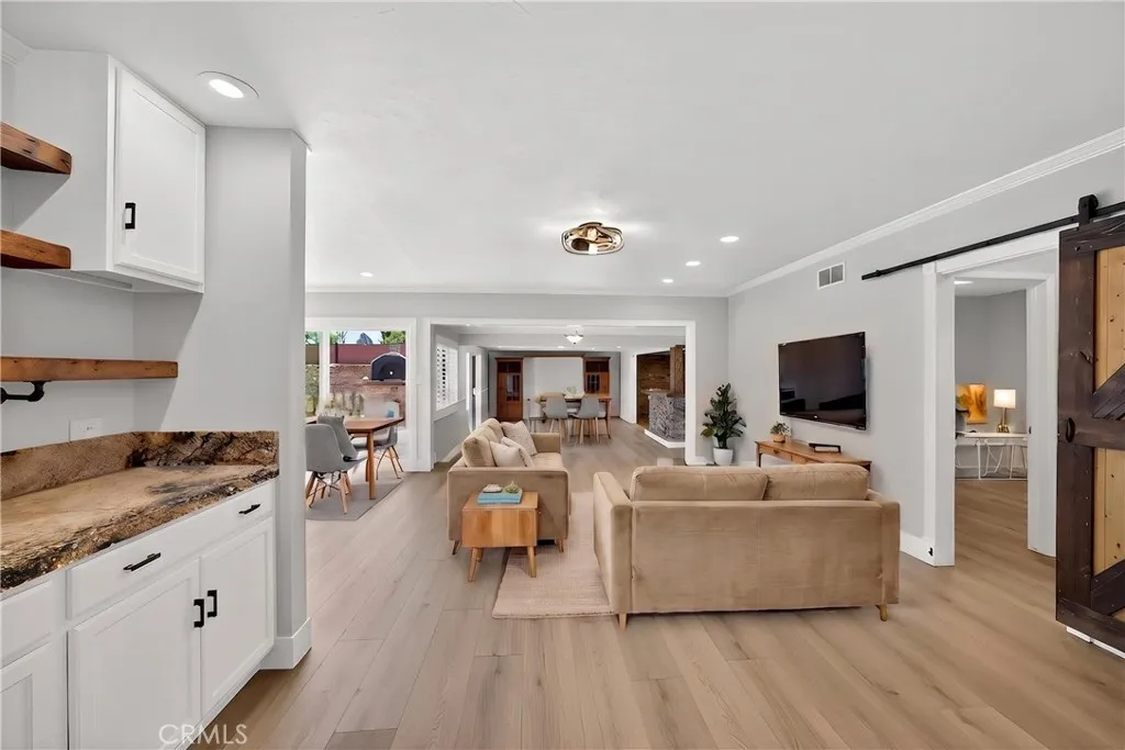 Living Area Virtually Staged