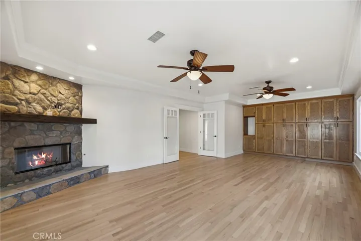Game room fireplace