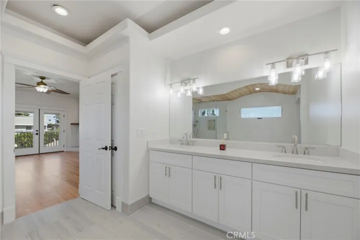 Master bathroom vanity