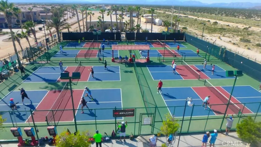 Tennis and pickleball courts