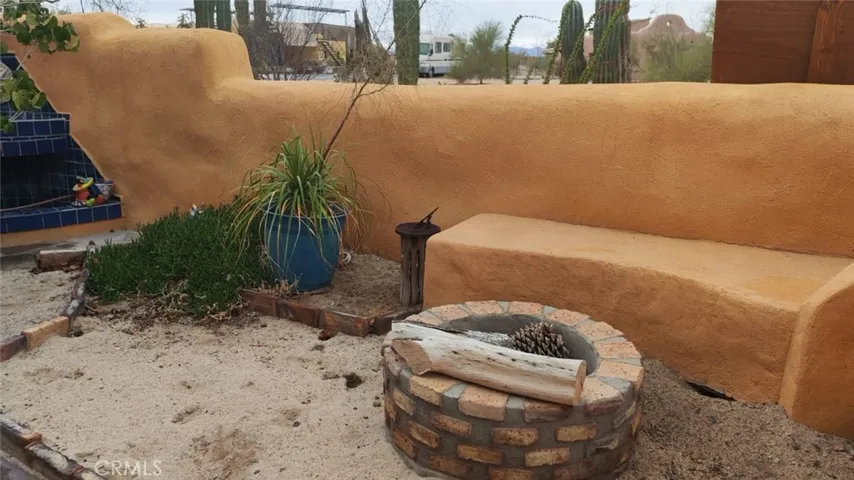 Firepit with built in seating