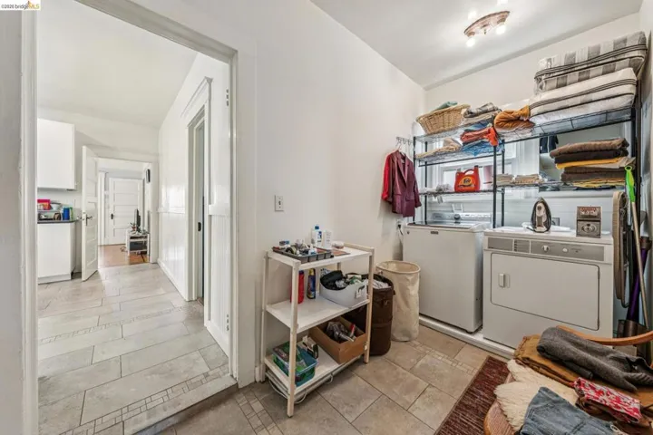 Laundry room.