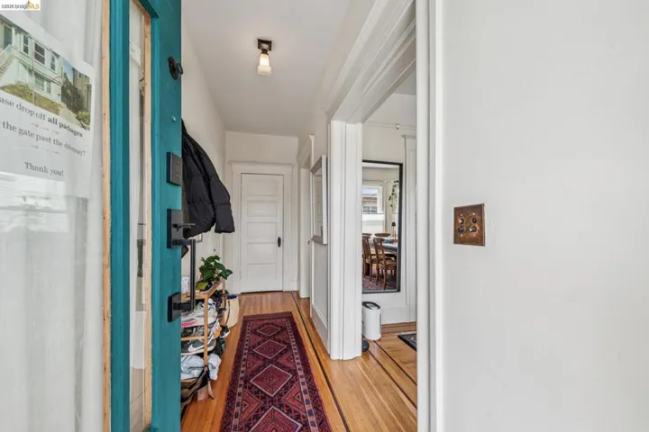 A beautiful two bedroom, one bathroom flat.