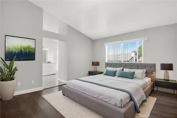 Master Room Virtually staged