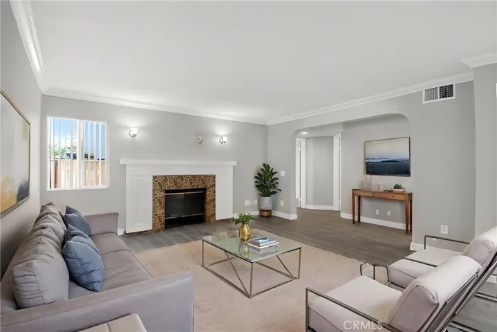 Family Room Virtually staged