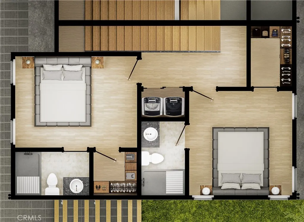 Second Floor Plan Renderting - For Reference Only
