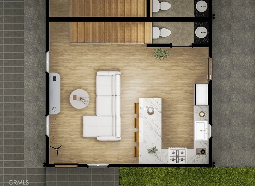First Floor Plan Renderting - For Reference Only