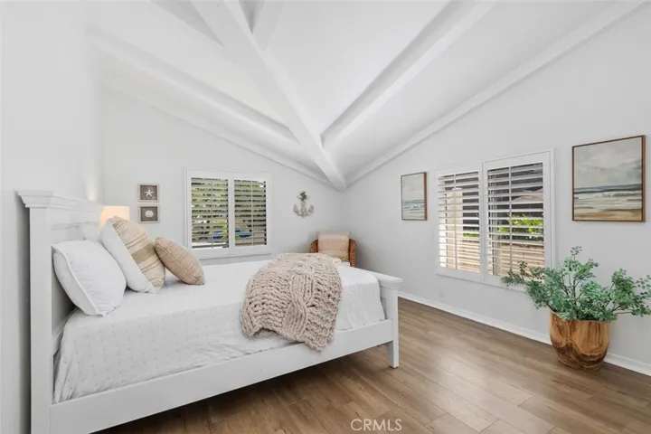The front bedroom is so inviting!