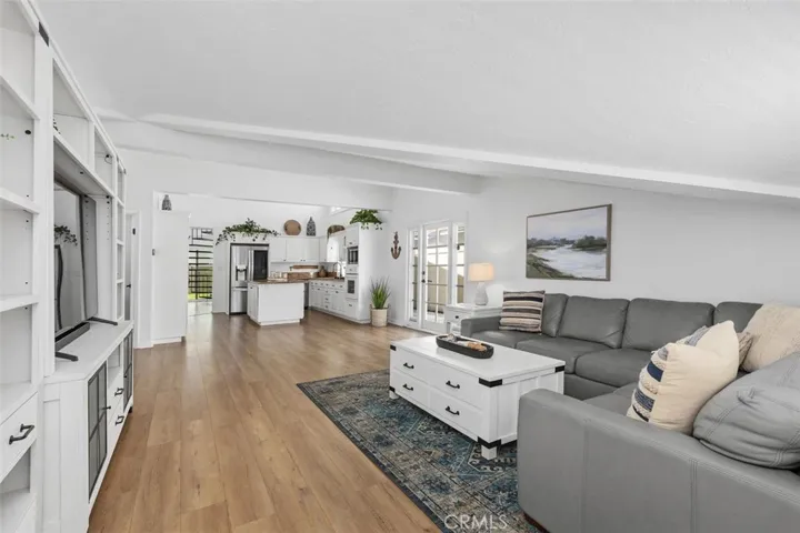 The open floor plan flows freely.