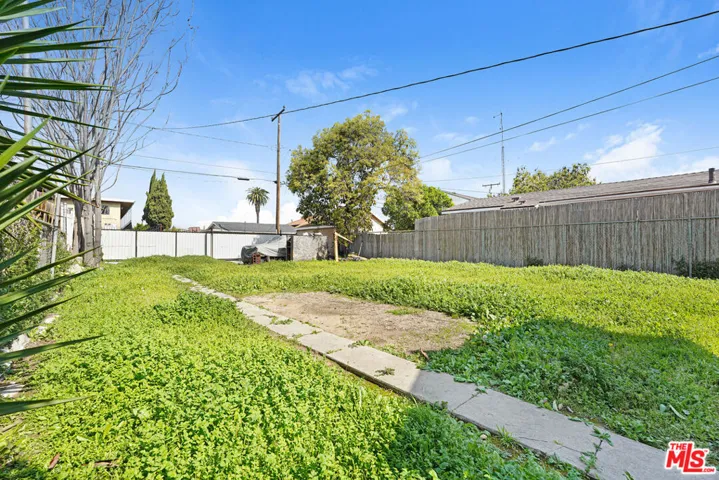 Backyard and Parking