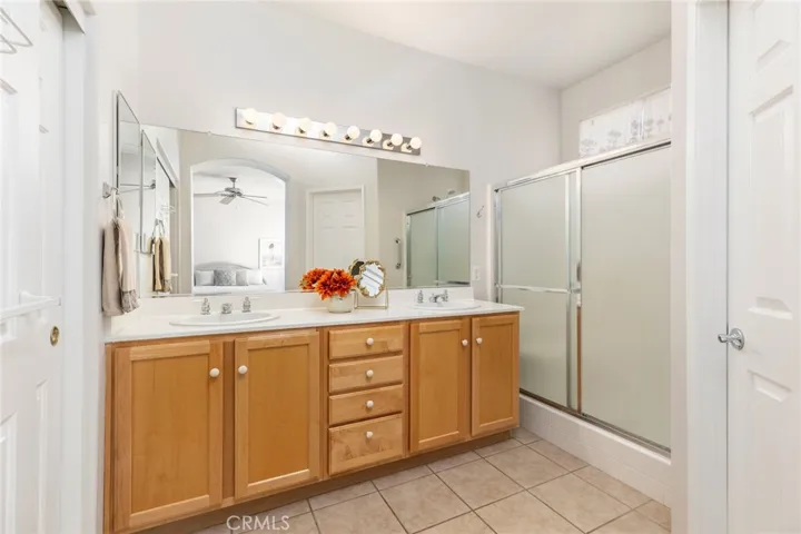 Primary dressing/bathroom area