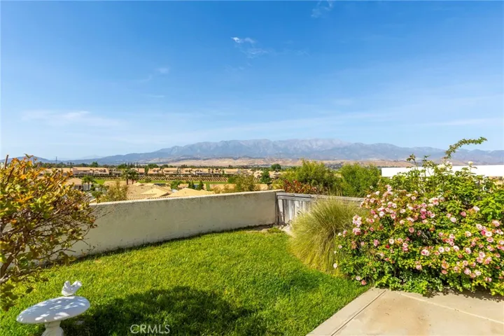 Exterior backyard with view
