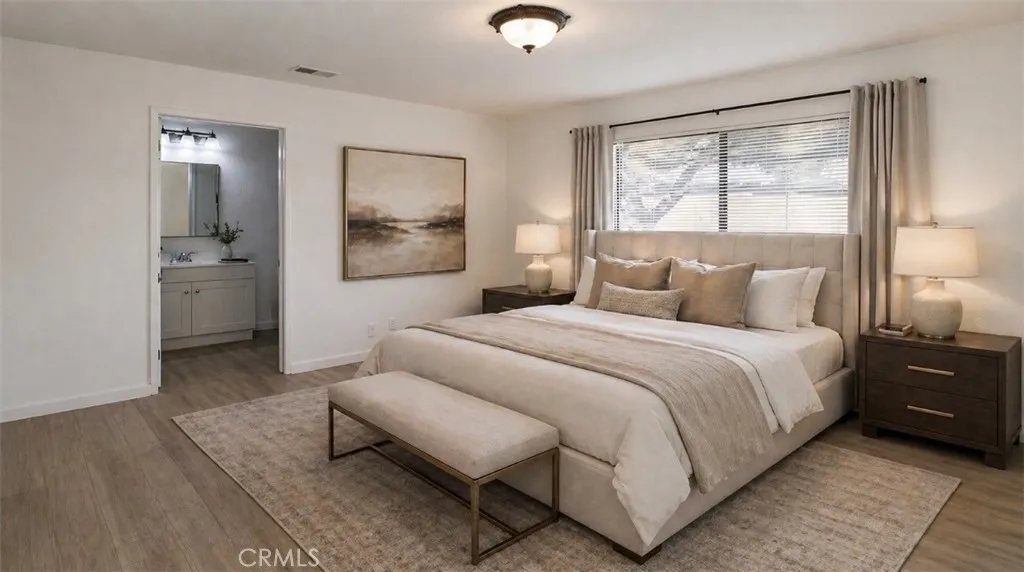 Master Bedroom, virtually staged