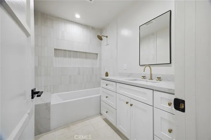 Hallway bathroom