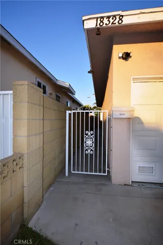 Private Side entrance to back guest house
