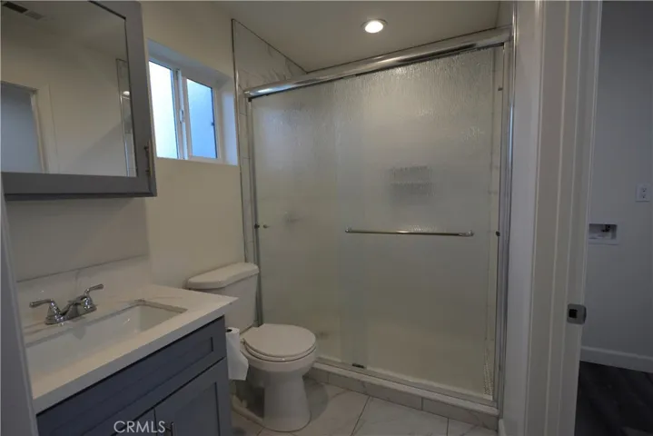 Recessed lights, window and shower doors