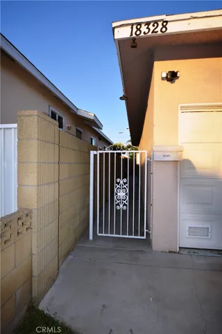 Private Side entrance to back guest house