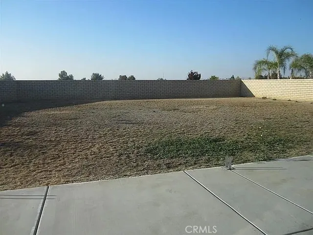 Huge backyard