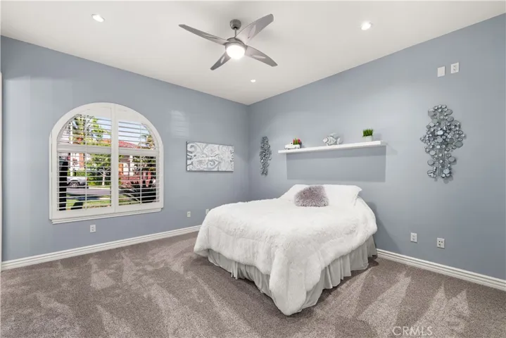 Bedroom #2 with Views of the Front of the House