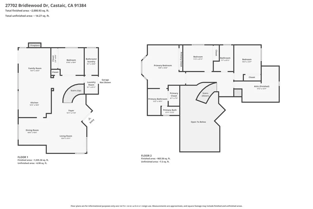 Combined Floor Plans