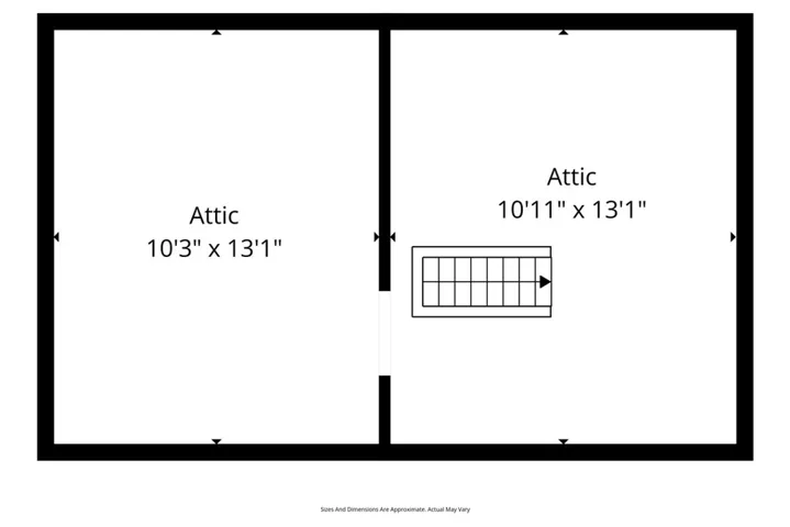 Attic ~230 sf